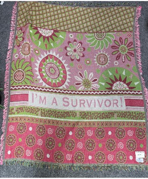 I'm a Survivor Throw Afghan Blanket