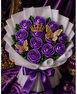 Imperial Papillon (Forever Ribbon Rose Bouquet)  Call Us for Faster Service & Daily Specials: (915) 303-8500 Text Us to Order Anytime: (915) 505-3708 Your trusted source for Flowers & Delivery in El Paso TX