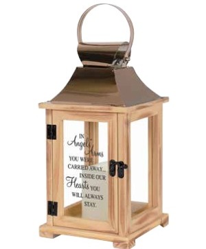 In Angels Arms Lanter Memorial Lantern