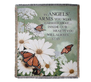 In Angels Arms Tapestry Throw Gifts 