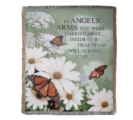 In Angels Arms Tapestry Throw Gifts 