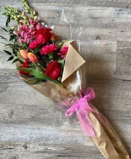 Mixed Bouquet Paper Wrap Loose Wrap Mixed Flowers