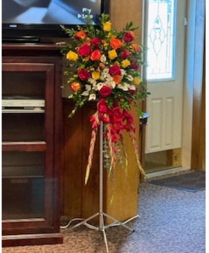 In his memory Funeral Spray