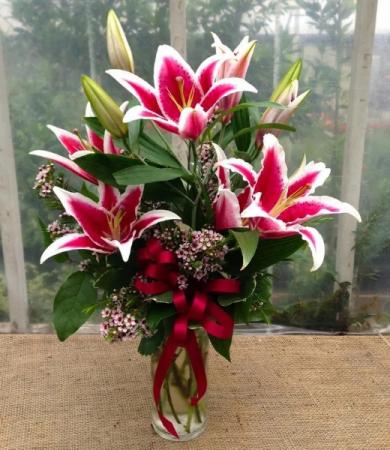 In love Greens and lilies 
