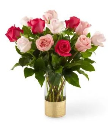  In Love with Pink Rose Arrangement  