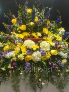 In Loving memory creamation flowers