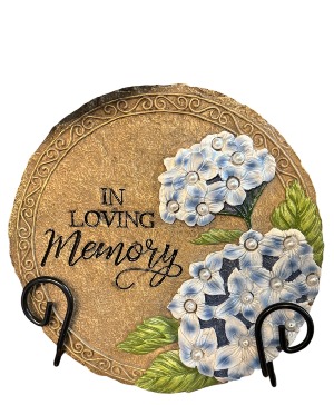 In Loving Memory Garden Stone With Stand