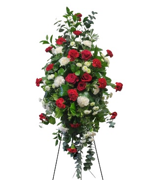 In Loving Memory-gbn1  Standing Spray