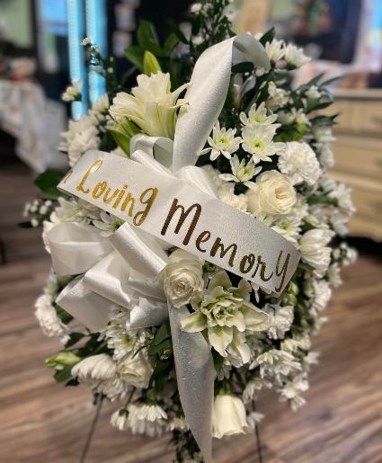 In Loving Memory Tribute Spray