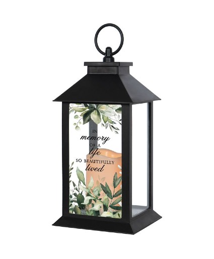 In Memory Of A Life Lighted Lantern Gifts