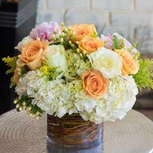 In Orange Love Vase Arrangement 