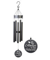 In Our Hearts 34" Lazer Cut Wind Chime