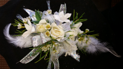In the Glitz Wrist Corsage