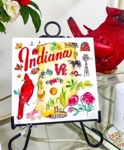 Indiana Ceramic Trivet 