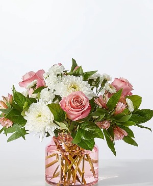 Infatuated Bouquet  pink vase