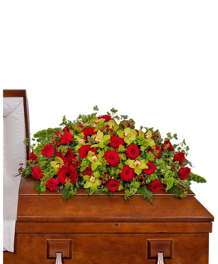 Infinite Love Casket Spray Sympathy