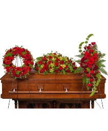 Infinite Love Trio with Wreath Sympathy