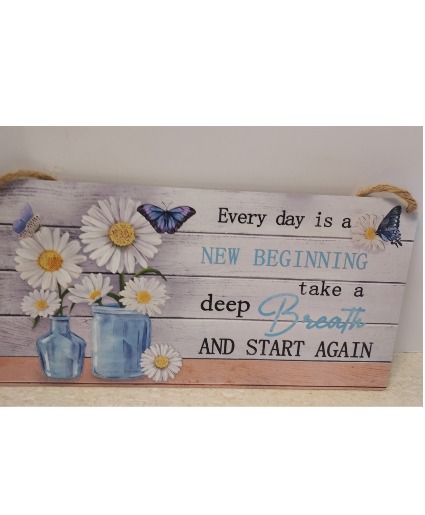 Inspirational Sign Daisies  NFS-ISD 