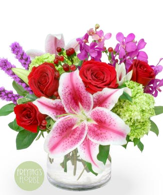 Inspire Me lilies and roses