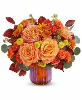 iridescent sunshine fall arrangement