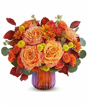 iridescent sunshine fall arrangement