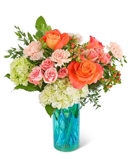 Iridescent Sunshine Flower Arrangement