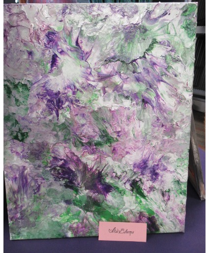 Iris Blooms Painting