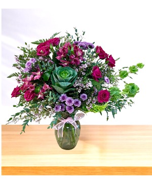 Irish Rose Garden Vase Arrangement