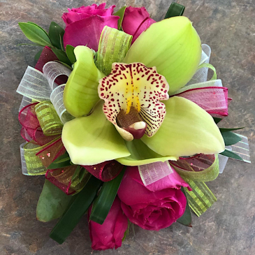 Island Girl Corsage  in Ballwin, MO | ZENGEL FLOWERS AND GIFTS