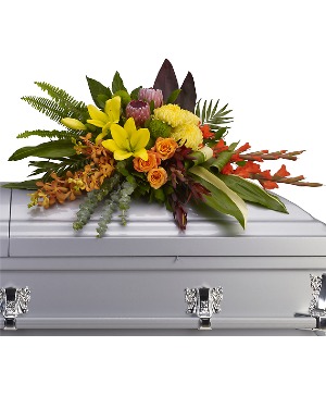 ISLAND MEMORIES Casket Spray