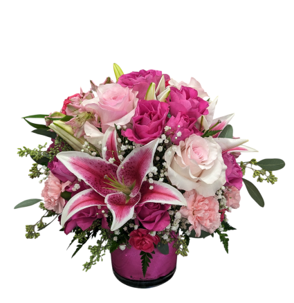 Isn't It Romantic Flower Arrangement