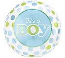 It's a boy mylar balloon balloon