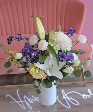 It's a Boy Vase Arrangement  in Trenton, ON | Designs by Alexis Rose