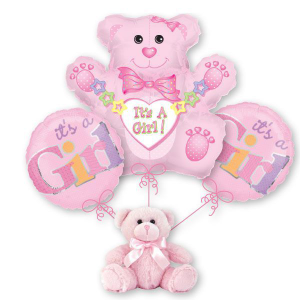 Its a Girl Balloon Bouquet (OUT OF STOCK) Balloon Bouquet