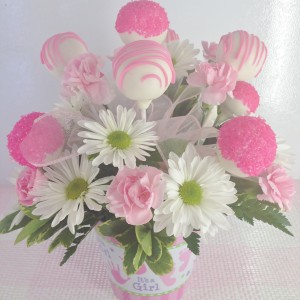 It's a Girl Pops & Posies Flowers and Sweets in Jamestown, NC | Blossoms Florist & Bakery
