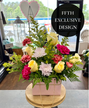 Purse Arrangement Flower Arrangement