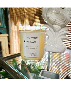 It's Your Birthday 12oz candle $25 