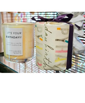 It's Your Birthday 12oz candle Wrapped $28.00 