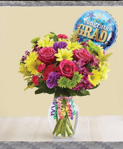IT'S YOUR DAY BOUQUET FOR GRADUATION ARRANGEMENT 