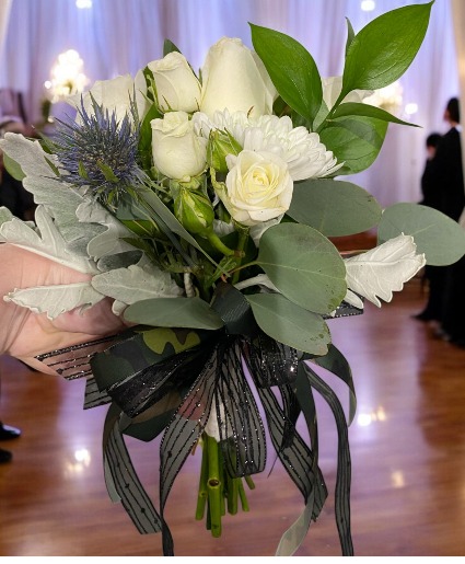 Ivory Dream Hand-Tied Floral Bouquet