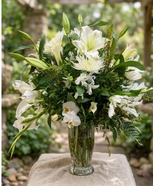 Ivory Elegance Flower Arrangement