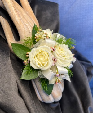 Ivory Whisper Wrist Corsage