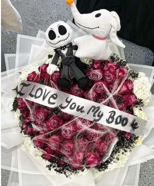 JACK &ZERO PLUSHIE BOUQUET HALLOWEEN 