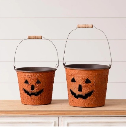 JackoLantern Metal Bucket 