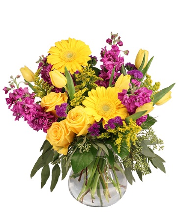 Jazzy Jubilee Vase Arrangement in Marmaduke, AR | Choco Taco Florist ***TEST SHOP****