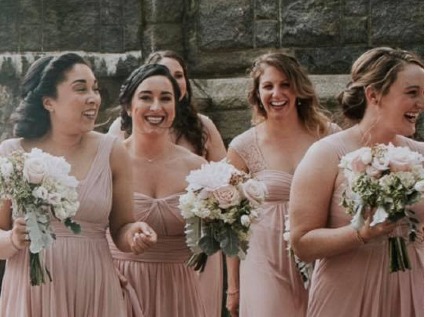 Jessica's Bridal Party Bouquet