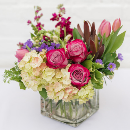 Jewel Box Vase Arrangement