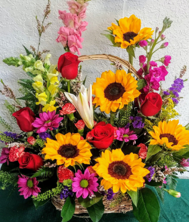 Jewel Tone Basket 