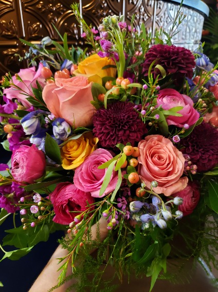 Jewel Tone Bouquet Bridal Bouquet