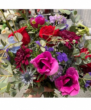 Jewel tones bridal  Bridal bouquet 
